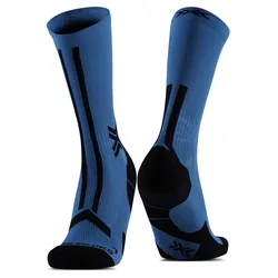 Calzini Trailrun Discover Mineral Blue / Black EU 45-47