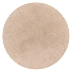 Kurzflor-Teppich CADIZ 630 Beige Rund