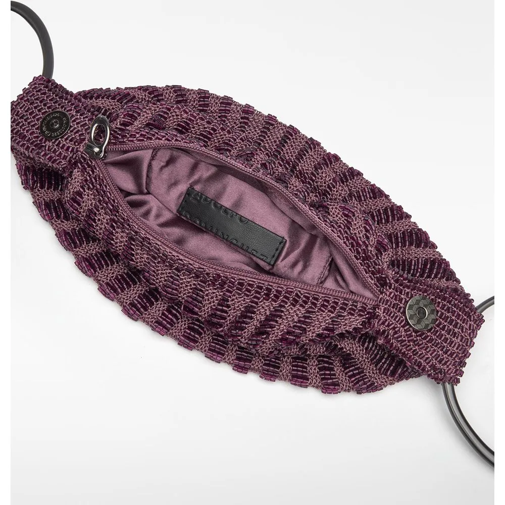 Bolso de fiesta de mujer de cóctel con pedrería - Adolfo Dominguez - FashionsVida