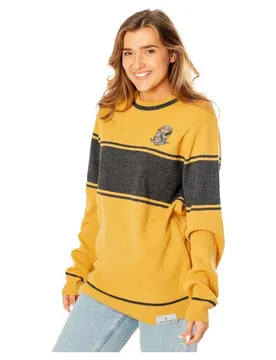Sweat-shirt Harry Potter Hufflepuff Black / Yellow 2XL unisex