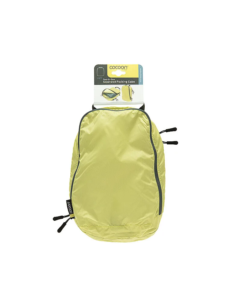 Two-in-One Separated Packing Cube Light verde - Cocoon - FashionsVida