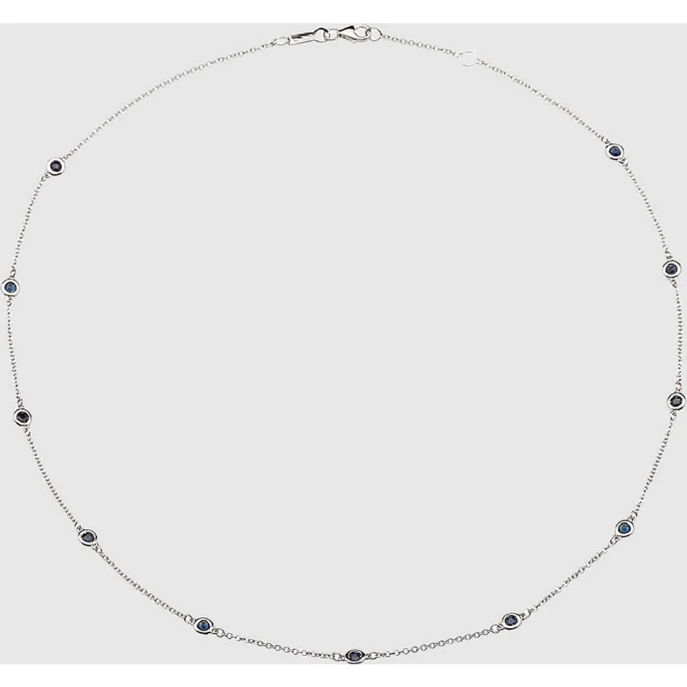Collar de oro y zafiros - El Corte Inglés - FashionsVida