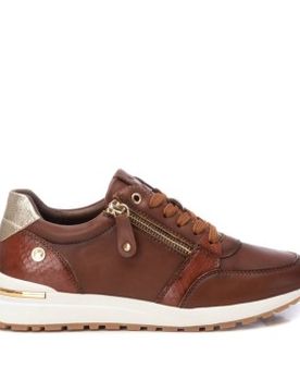 Para mujer. 14320202-CAMEL Zapatillas 143202 (37), Plano, Cremallera, Casual