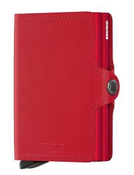 Portafoglio In Pelle Twinwallet Original Red / Red One Size - SECRID - FashionsVida