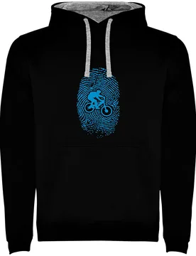 Sweat à Capuche Mtb Fingerprint Two-colour - Kruskis - FashionsVida