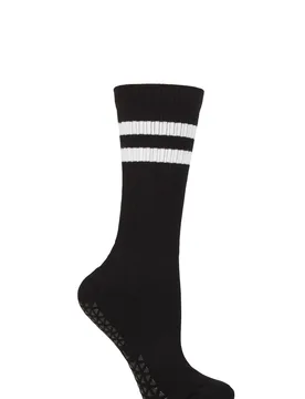 Women's 1 Pair Kai Grip Socks Classic 3-5.5 Ladies - Black - Size: Small - Tavi Noir - FashionsVida