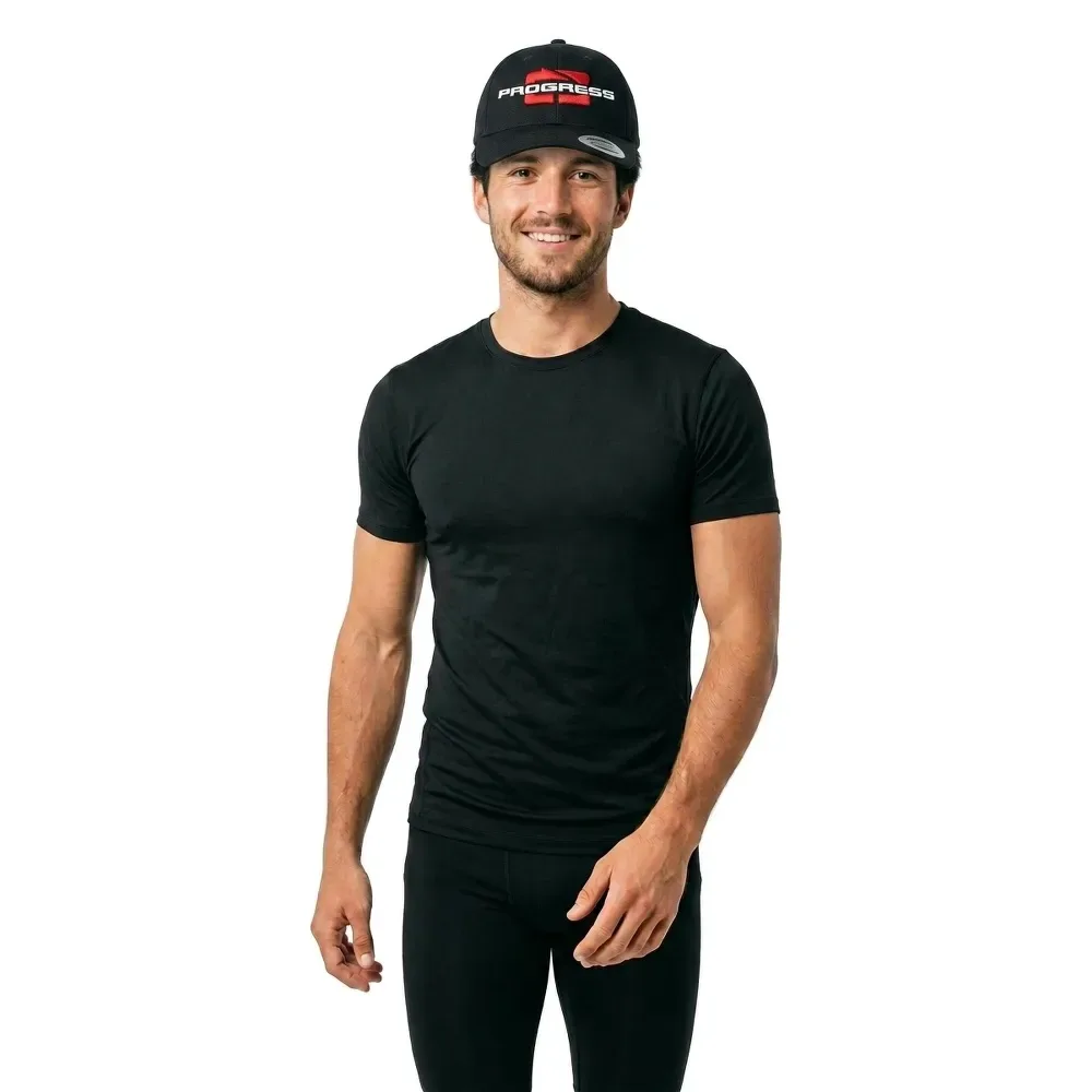 Cappellino Con Visiera Pg-53 Team 3d Black - Progress - FashionsVida