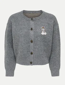 Only Cardigan ONLTEDDY Grau M - Only - FashionsVida