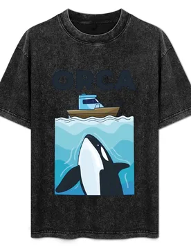 Orca Killer Whale, Funny Orcas Ocean Boat Humor T-Shirt Casual Daily Graphic Tee - Aliexpress - FashionsVida