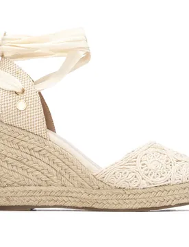 Espadrillas Con Zeppa 1537 Beige EU 40