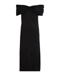 Midi-Kleid Damen Schwarz M Damen