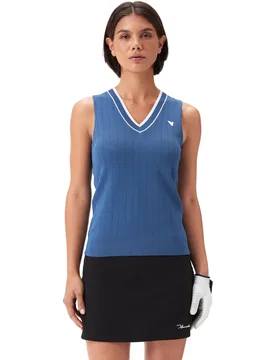Pullunder Ana, ärmellos, blau xs - Macade - FashionsVida