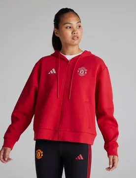 Manchester United Anthem Jacket Womens XL - Adidas - FashionsVida