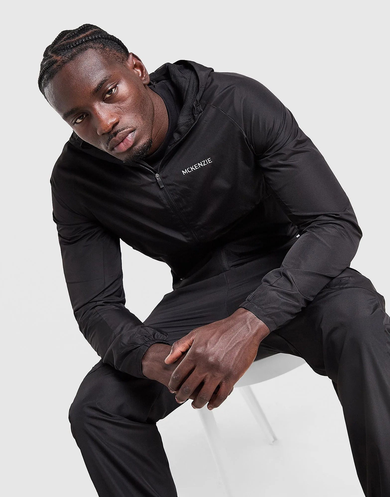 Secca Woven Jacket - Herren, Schwarz - male - Size: S - McKenzie - FashionsVida
