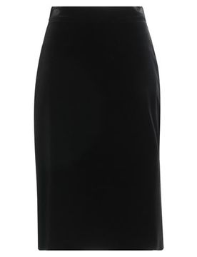 Falda midi Mujer Negro 42 Mujer