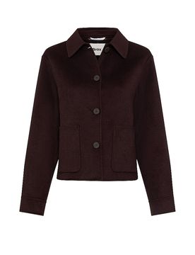 Chaqueta de lana HANNAH marrón 48