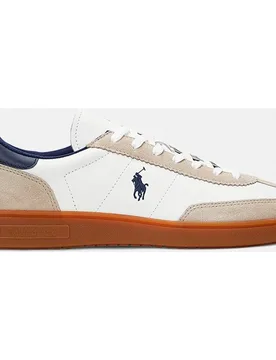 Zapatillas Bedford de hombre tipo casco bajas piel - Polo Ralph Lauren - FashionsVida