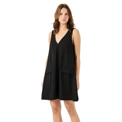 Vestito Corto Senza Maniche Malea Black XS