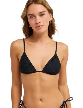 Top Bikini Island Tiki Triangle Anthracite L
