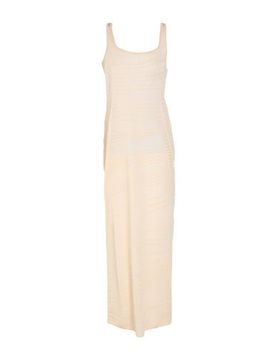 Maxi-Kleid Damen Beige S Damen