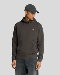 Men's Loopback Cotton Hoodie in Gunmetal