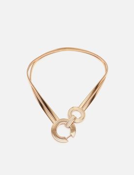 Valentina thin metallic belt
