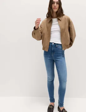 Ivy Supersoft High Waisted Skinny Jeans Light Indigo female - M&S - FashionsVida