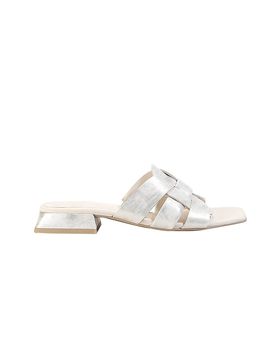 Pantoletten gold 39 damen