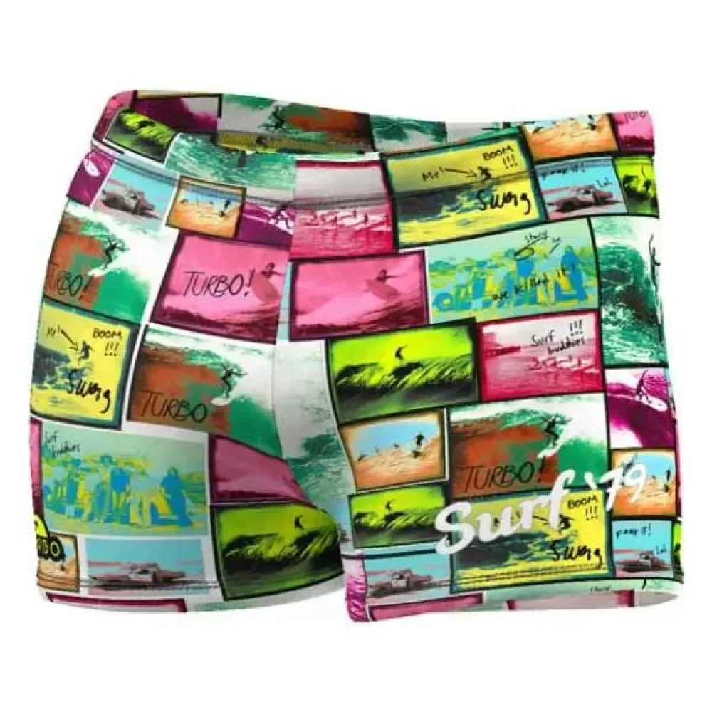 Surf 79 Swimming Boxer Black 4XL Men - TURBO - FashionsVida