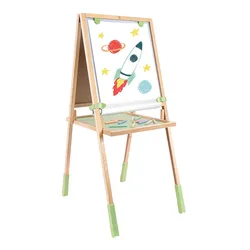 Hape Cavalletto In Bambù A Gradini