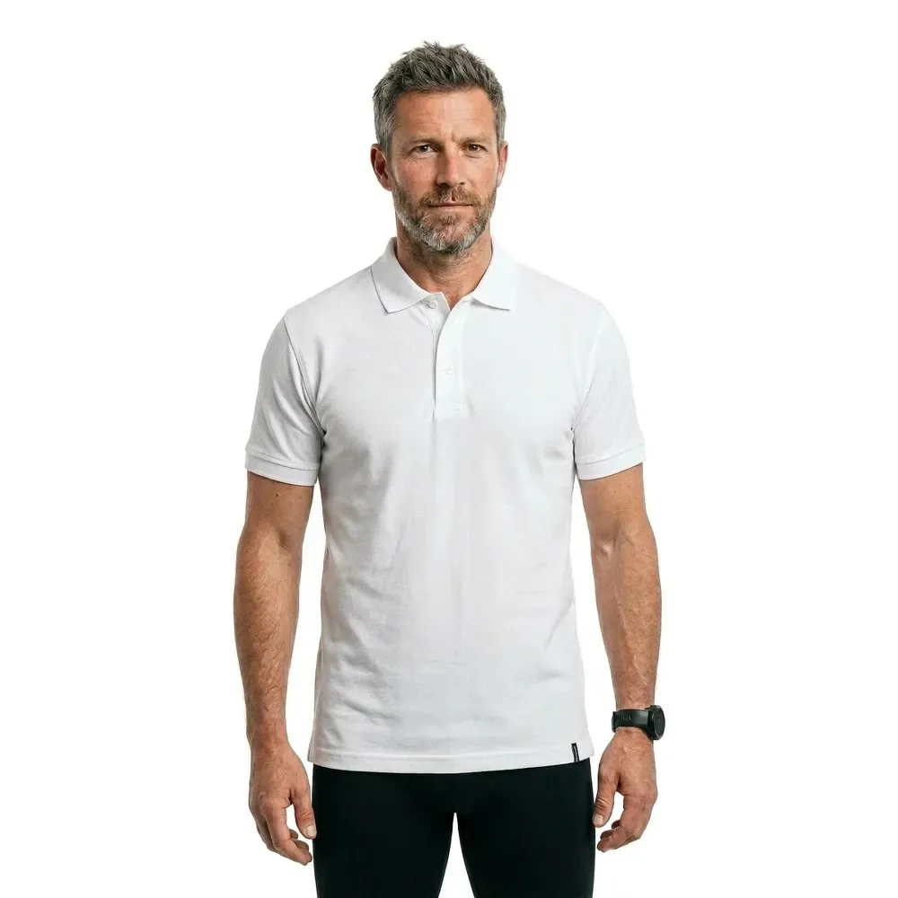 Polo à Manches Courtes Crossover 20583 White S - MASCOT - FashionsVida