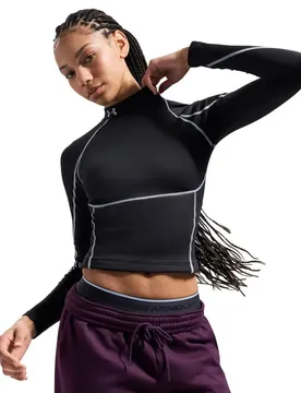 T-shirt à Manches Longues Coldgear Elite Mock Black / Reflective L