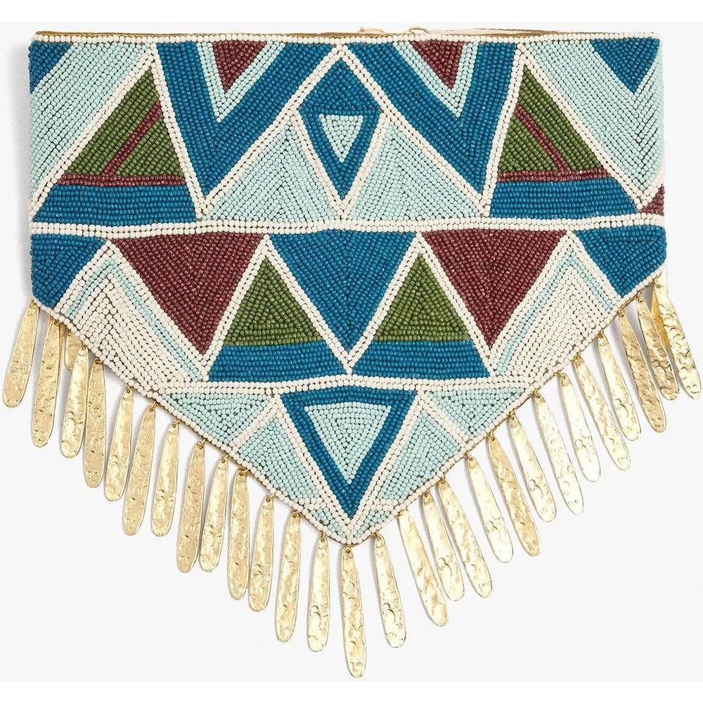 Choker de cuentas geométricas y abalorios segmentados - Parfois - FashionsVida