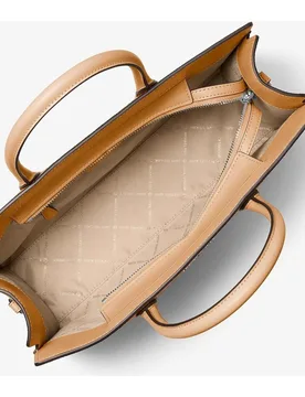 Bandolera de mujer satchel scarlett mediano con textura - MICHAEL Michael Kors - FashionsVida