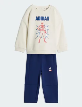 JOGGER MARVEL SPIDER-MAN 12-18M Off White / Dark Blue - Adidas - FashionsVida
