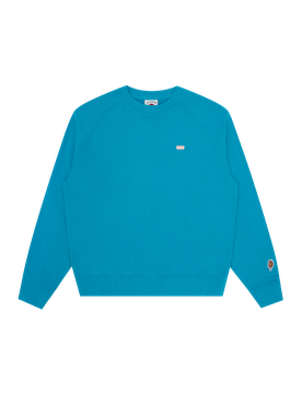 Sticker Crewneck - Teal