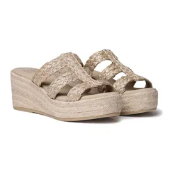 Sandali Con Zeppa In Esparto Reni-ph Natural EU 38