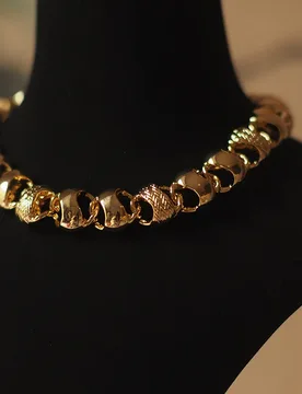 New Euro-American Vintage Heavy-Industry Floral Monet-Inspired Necklace - High Luster Industrial Art Jewelry - Aliexpress - FashionsVida