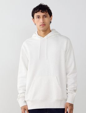 Hoodie Club Small Logo gris/blanc s