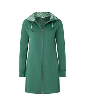 Veste de yoga longue Bala Karunas vert foncé XL