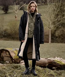 Superdry Women's Robe Schwarz/weiß - Größe: One Größe