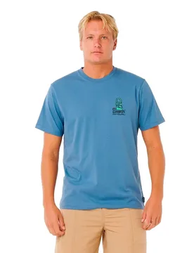 T-shirt à Manches Courtes Vaporcool Search Stack Bluefin XS - Rip curl - FashionsVida
