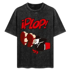Chilean Clothes, Chilean Accessory, Plop! T-Shirt Big Size Simple T-Shirt
