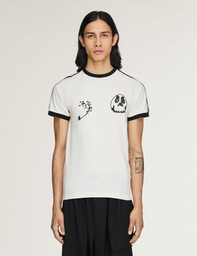 T-SHIRT Y-3 CHITO CALI CON GRAFICA L Chalk White