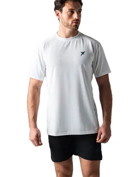 Sanz Performance Short Sleeve T-shirt White L - Drop Shot - FashionsVida