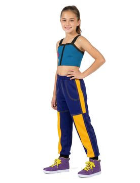 Kpop Star Kostüm Set für Mädchen türkis-blau/dunkelblau - female