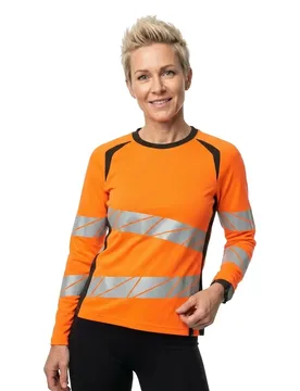 T-shirt à Manches Longues Accelerate Safe 19091 Hi-Vis Orange / Dark Anthracite L - MASCOT - FashionsVida