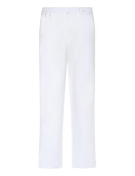Pantaloni In Twill Di Cotone E Nylon