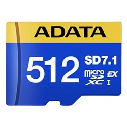 Carte Mémoire Micro Sdxc Sd7.1 Gen3 512gb Blue / Yellow One Size unisex