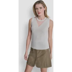 DKNY - Jersey de mujer sin mangas